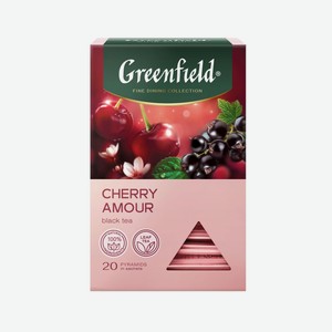 Чай черный Greenfield Cherry Amour с ароматом мяты и вишни 2
