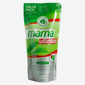 Средство д/мытья посуды Мamaultimate Зеленый чай 600мл Reffi
