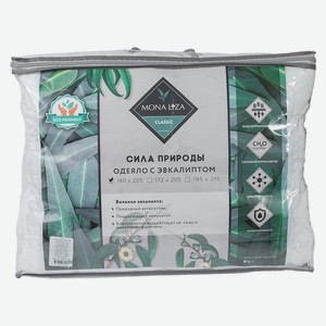 Одеяло с волокном Эвкалипта, тик 100% п/э 1,5 сп 140х205