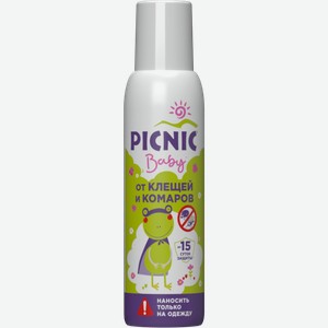 Аэрозоль Picnic Baby от комаров и клещей для детей 125мл