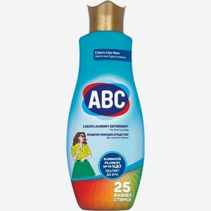 Гель для стирки ABC для цветных тканей 1.5л, 1.5 л