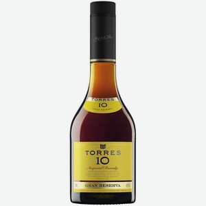 Бренди Torres 10 Gran Reserva 10-летний 38% 500мл, 500 мл