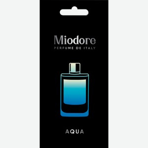 Ароматизатор воздуха MIODORE Aqua №3 мотив Acqua di Gio, Armani, подвесной сухой