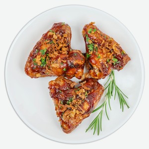 Крылья АШАН куриные в маринаде, вес цена за 100 г