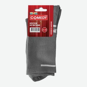 Мужские носки серые Comedy Club дизайн 8 р.27-29