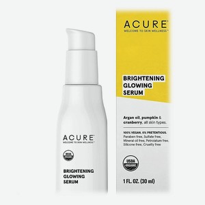 ACURE Сыворотка для лица Аргановое масло,Тыква и Клюква, 30 мл.