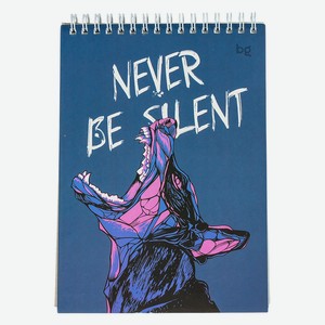 Блокнот А5 60л. на гребне BG  Serious animals , твердая подл