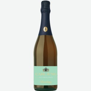 Вино безалкогольное игристое CARL JUNG MOUSSEUX RIESLING бел