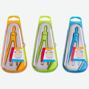 Готовальня ArtSpace, 2 предмета, циркуль 115мм, пластиковый