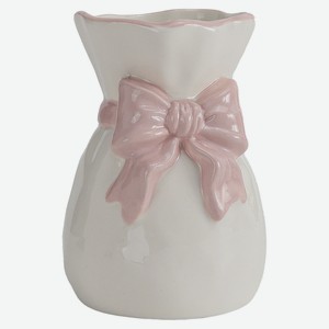 Ваза Actuel Бант белая, h12,5 см