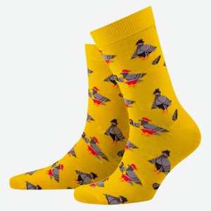 Носки мужские «ТОП» высокие желтые, р. 27-29