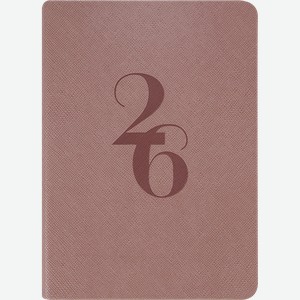 Ежедневник датированный БИДЖИ Shine 2026г, А6, 176 листов, мягкий переплет, в ассортименте