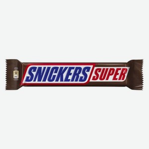 Шоколадный батончик Snickers Супер (Super) с карамелью арахисом и нугой 80 г дизайн упаковки в ассортименте