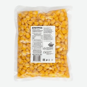 Кукуруза вареная Clever Foods в зернах в вакууме 300 г