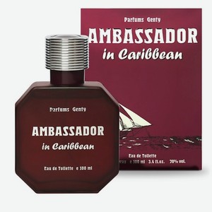 PARFUMS GENTY Ambassador in caribbean 100