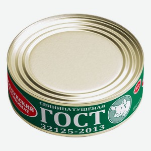 Свинина Тушеная Гост Великолукский Мк 325г