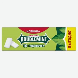 Резинка жевательная Wrigley Doublemint со вкусом мяты, 13,6 г