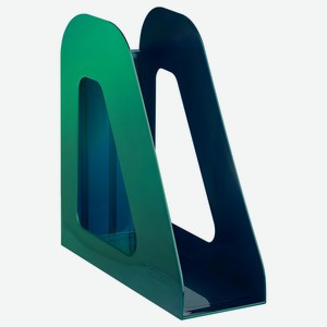 Лоток для бумаг вертикальный СТАММ  Фаворит , зеленый  хамел