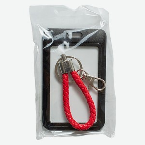 Бейдж вертикальный MESHU  Kitsune , 110*70мм, петля с караби