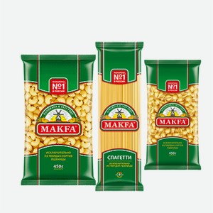 Макароны МАКФА в ассортименте 450гр
