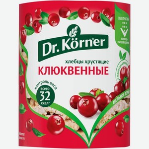 Хлебцы Dr.Korner Злаковый коктейль клюквенные 100г, 100 г