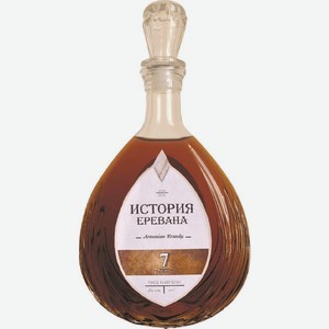 Коньяк История Еревана армянский 7-летний 40% 0.5л, 500 мл