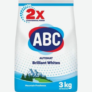 Порошок стиральный ABC Горная свежесть 3кг, 3 кг