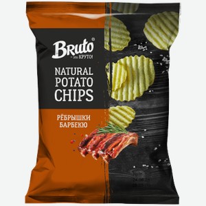 Чипсы Bruto NPC Рёбрышки барбекю