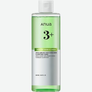 ANUA Успокаивающий тонер с азелаиновой кислотой AZELAIC ACID 3 CICA SKIN CLARIFYING TONER, 250 мл