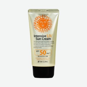 3W CLINIC Интенсивный солнцезащитный крем для лица, INTENSIVE UV SUNBLOCK CREAM, 1 шт.