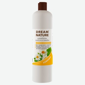Шампунь для всех типов волос Dream Nature Блеск и Объем с ромашкой, 400 мл