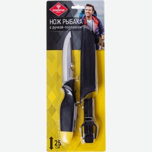 Нож рыбака в пластиковом чехле FORESTER Mobile, с ручкой-поплавком, Арт. MT-8