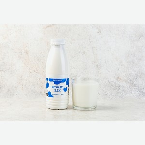 Кефир 3,2% в бутылке, 450 г