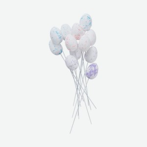 Украшение Д/декора Букет Яиц Пасха 12шт Арт.wb29248