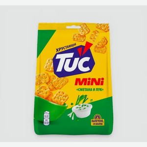 Снек «TUC MINI» со вкусом сметаны и лука, 110 г