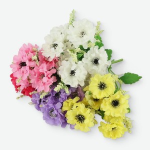 Букет искусственных цветов Хризантемы Маркет 28см, 7шт