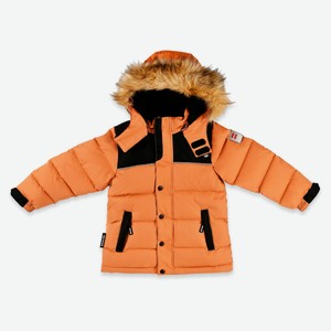 Куртка зимняя для мальчика Mothercare оранжевая, р. 104-140 см