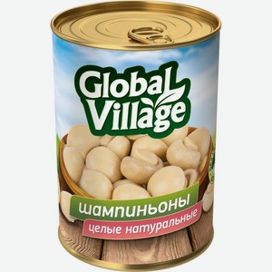 Грибы Global Village Шампиньоны целые 400г
