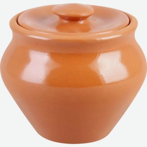 Горшок для запекания ВЯТСКАЯ КЕРАМИКА с крышкой, керамика, Россия, 0,9 л