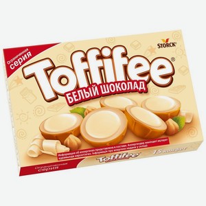 Конфеты Toffifee Белый шоколад 125г, 125 г