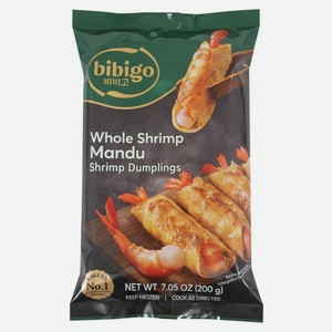 Дамплинги Bibigo с цельной креветкой замороженные, 200г, 200 г