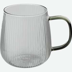 Кружка LEONORD Aroma, из боросиликатного рельефного стекла, 430мл, Арт. 106477