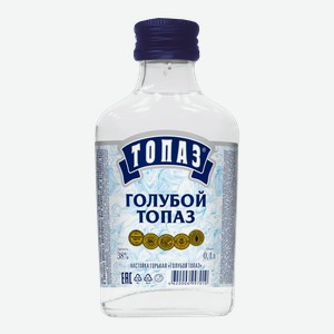 Настойка горькая ГОЛУБОЙ ТОПАЗ 38% 0,1Л, ,