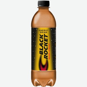 Энергетический напиток BLACK ROCKET МАНГО-АБРИКОС ПЭТ 0,5Л, ,