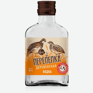 Водка Перепелка Деревенская 40% 0,1л