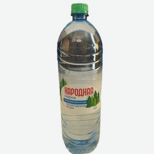 Вода питьевая  Народная марка , негазированная 1,5 л ООО Мосагропром