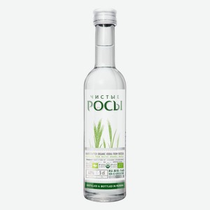 Водка Чистые Росы 40% 0,05л, ,