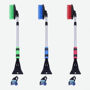 Щетка Мегамаг со скребком телескопическая поворотная 74-122см