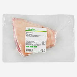 Рулька свиная АШАН каждый день фермерская на кости охлажденная, ~ 1,3 кг цена за 1 кг