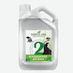 SIMPLE LINE Кондиционер антистатик для белья ароматизированный, 3000 мл